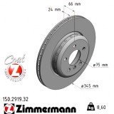 Задний тормозной диск 345x24 150291932 Otto Zimmermann Formula F