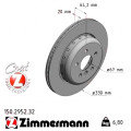 Задній лівий гальмівний диск 330x20 Zimmermann Formula F