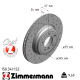 150.3411.52 Спортивный задний тормозной диск 345x24 Otto Zimmermann Sport Z