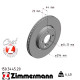 150.3445.20 Передний тормозной диск 294x22 Otto Zimmermann CoatZ