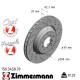 150.3458.70 Передній правий гальмівний диск 360x30 Otto Zimmermann Formula Z