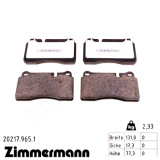 Передние тормозные колодки 202179651 Otto Zimmermann rd:z