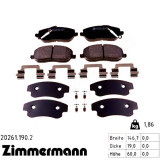 Передние тормозные колодки 202611902 Otto Zimmermann