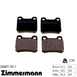 Задние тормозные колодки 206871351 Otto Zimmermann