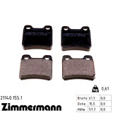 Задние тормозные колодки 211401551 Otto Zimmermann