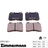 Передние тормозные колодки 211531601 Otto Zimmermann