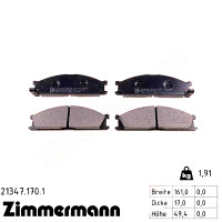 Передние тормозные колодки 213471701 Otto Zimmermann