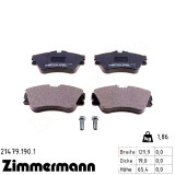 Передние тормозные колодки 214791901 Otto Zimmermann