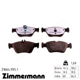Передние тормозные колодки 216649951 Otto Zimmermann rd:z