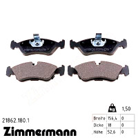 Передние тормозные колодки 218621801 Otto Zimmermann