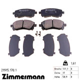 Передние тормозные колодки 219151701 Otto Zimmermann