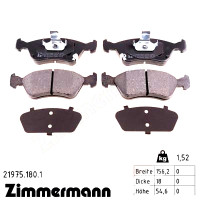 Передние тормозные колодки 219751801 Otto Zimmermann