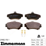 Передні гальмівні колодки 219821701 Otto Zimmermann