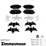 Передние тормозные колодки 222711451 Otto Zimmermann