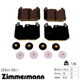 Передние тормозные колодки 223441501 Otto Zimmermann