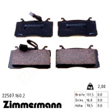Передні гальмівні колодки 225071602 Otto Zimmermann