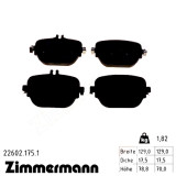 Задние тормозные колодки 226021751 Otto Zimmermann