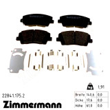 Передні гальмівні колодки 228411752 Otto Zimmermann