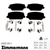 Передние тормозные колодки 228552002 Otto Zimmermann