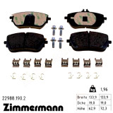 Передние тормозные колодки 229881902 Otto Zimmermann