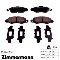 Передние тормозные колодки 230461551 Otto Zimmermann