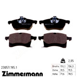 Передние тормозные колодки 230571951 Otto Zimmermann