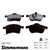 Передние тормозные колодки 230579951 Otto Zimmermann rd:z