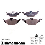 Передние тормозные колодки 230631731 Otto Zimmermann