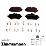 Передние тормозные колодки 230701703 Otto Zimmermann
