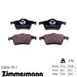 Задние тормозные колодки 230761751 Otto Zimmermann
