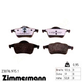 Задние тормозные колодки 230769751 Otto Zimmermann rd:z