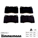 Передние тормозные колодки 230921551 Otto Zimmermann