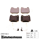 Задние тормозные колодки 231571602 Otto Zimmermann