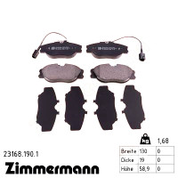 Передние тормозные колодки 231681901 Otto Zimmermann