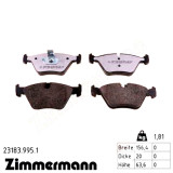 Передние тормозные колодки 231839951 Otto Zimmermann rd:z