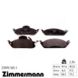 Передние тормозные колодки 231931651 Otto Zimmermann