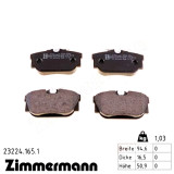 Задние тормозные колодки 232241651 Otto Zimmermann