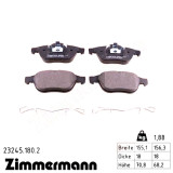 Передние тормозные колодки 232451802 Otto Zimmermann