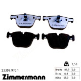 Задние тормозные колодки 233099701 Otto Zimmermann rd:z