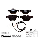 Передние тормозные колодки 233122002 Otto Zimmermann