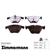 Передние тормозные колодки 233129001 Otto Zimmermann rd:z