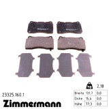 Передние тормозные колодки 233251601 Otto Zimmermann