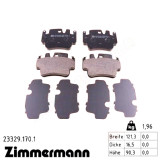 Задние тормозные колодки 233291701 Otto Zimmermann