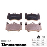 Передние тормозные колодки 233301709 Otto Zimmermann