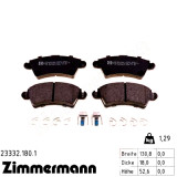 Передние тормозные колодки 233321801 Otto Zimmermann