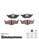 Передние тормозные колодки 233941451 Otto Zimmermann
