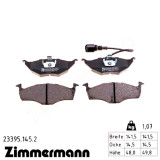 Передние тормозные колодки 233951452 Otto Zimmermann