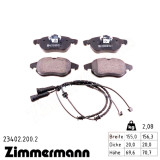 Передние тормозные колодки 234022002 Otto Zimmermann