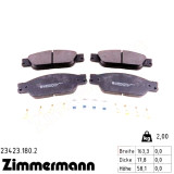 Передние тормозные колодки 234231802 Otto Zimmermann