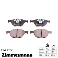 Передні гальмівні колодки 234401751 Otto Zimmermann